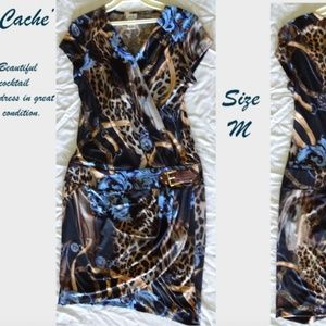 Cache Cocktail Dress. Size 10